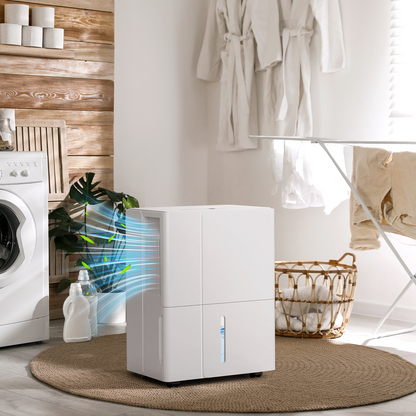 HOMCOM 30L/Day Dehumidifier with Filter