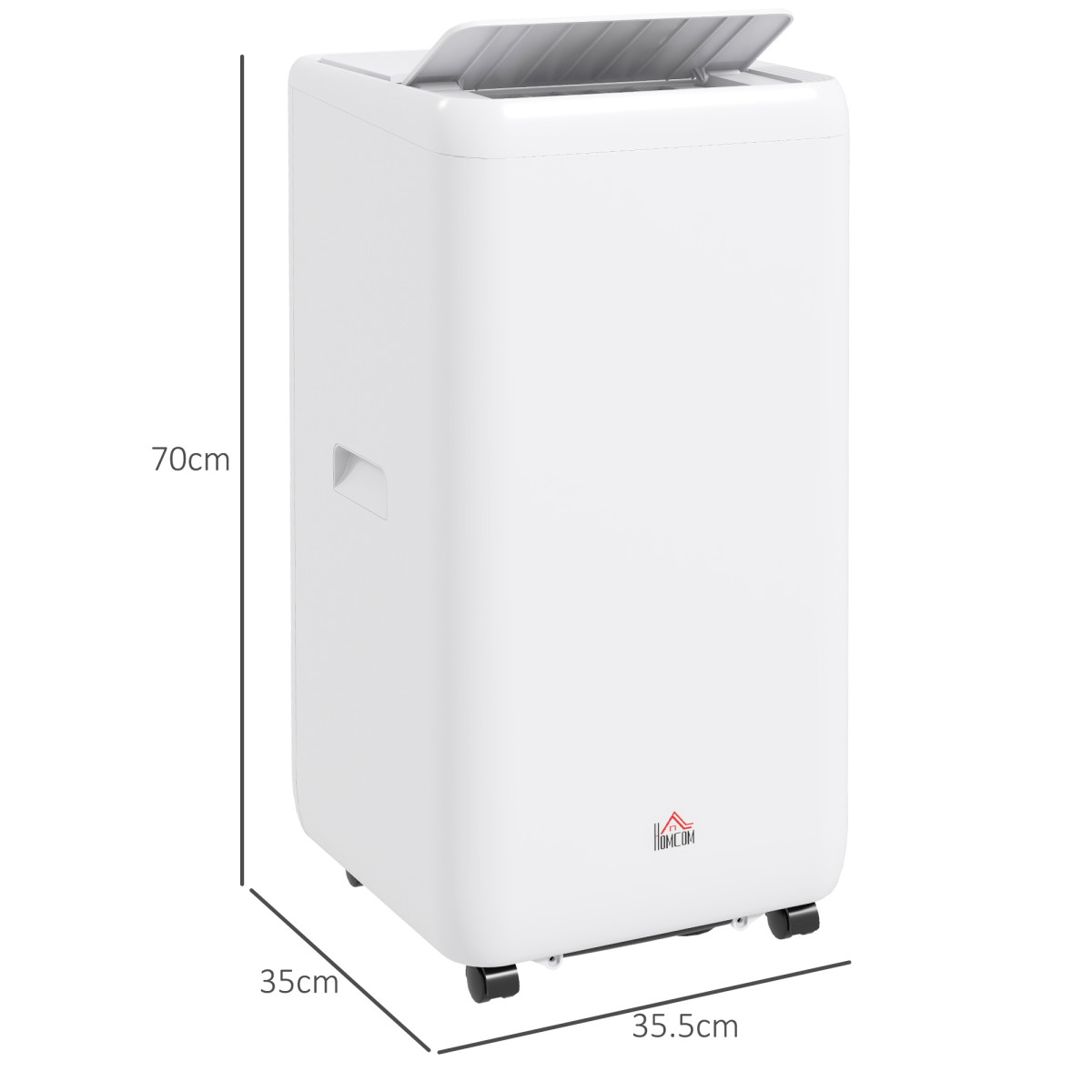 HOMCOM 12,000 BTU Portable Air Conditioner with Dehumidifier