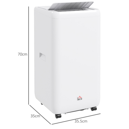 HOMCOM 12,000 BTU Portable Air Conditioner with Dehumidifier