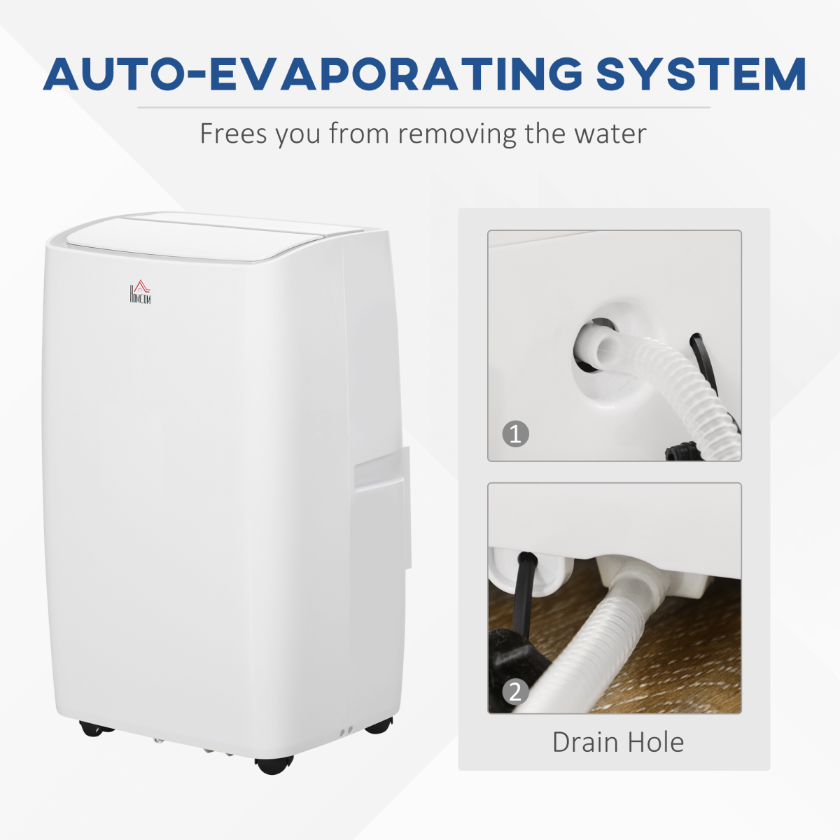 HOMCOM 12,000 BTU Portable Air Conditioner Unit