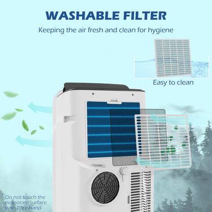 HOMCOM 14,000 BTU Portable Air Conditioner Unit