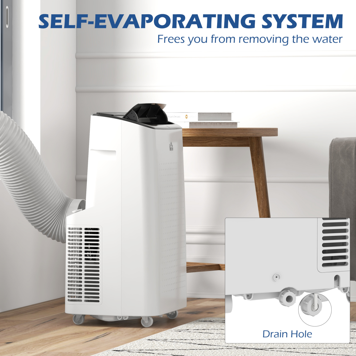 HOMCOM 14,000 BTU Portable Air Conditioner Unit