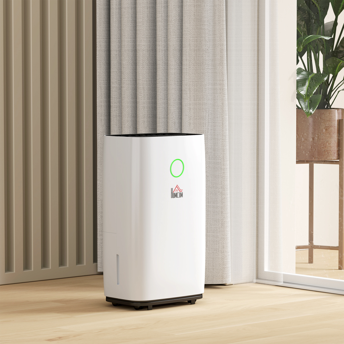 HOMCOM 20L/Day Portable Quiet Dehumidifier