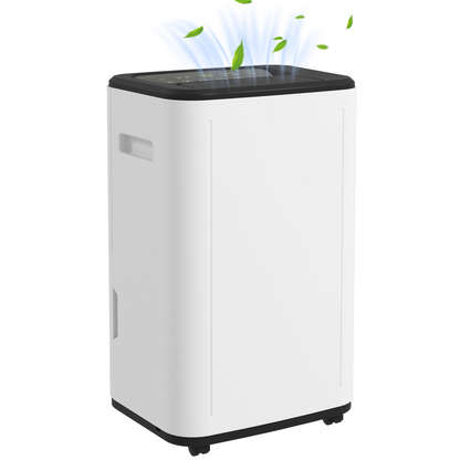 HOMCOM 20L/Day 6L Portable Quiet Air Dehumidifier