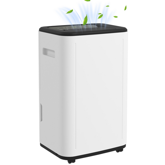 HOMCOM 20L/Day 6L Portable Quiet Air Dehumidifier