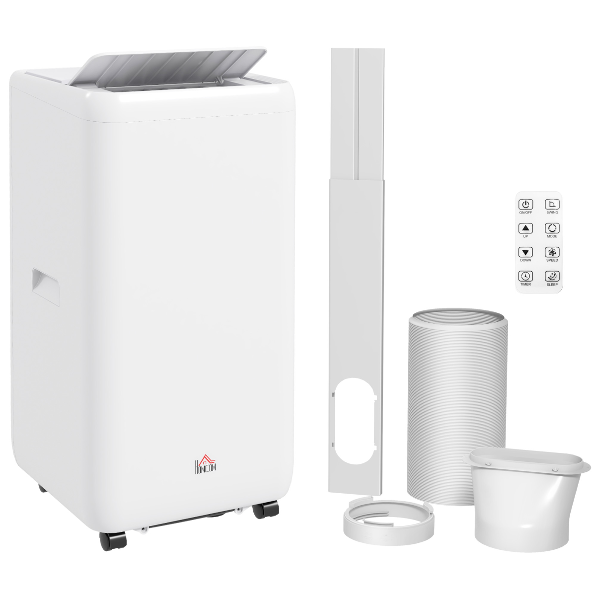 HOMCOM 12,000 BTU Portable Air Conditioner with Dehumidifier