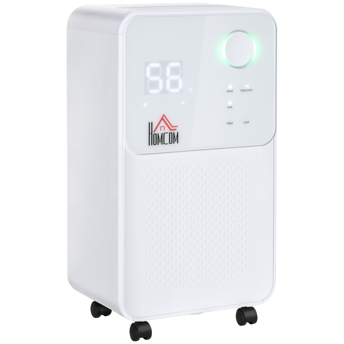 HOMCOM 16L/Day Portable Quiet Dehumidifier